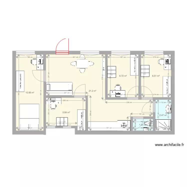 rottembiller 62 AMENAGEMENT. Plan de 