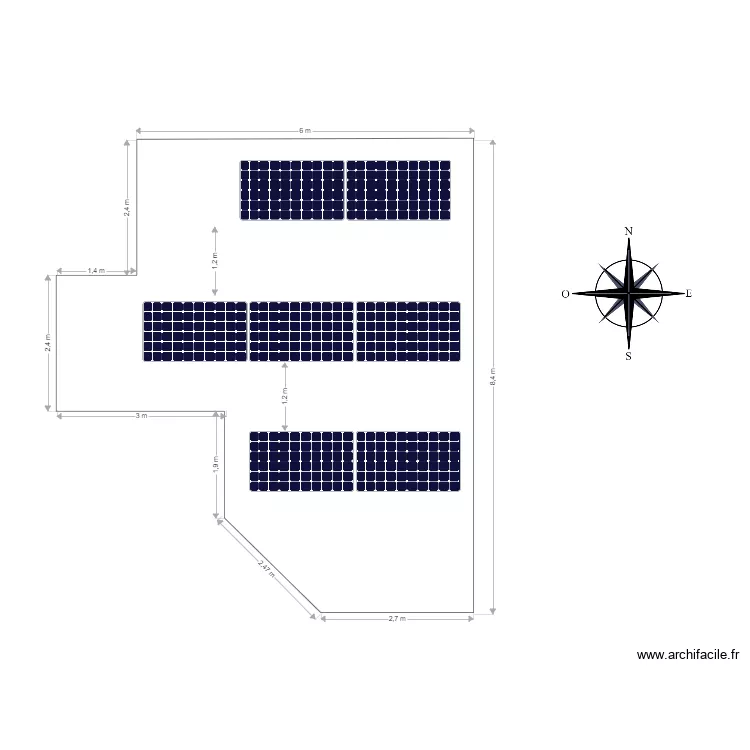 MAISON DECIEUX . Plan de 