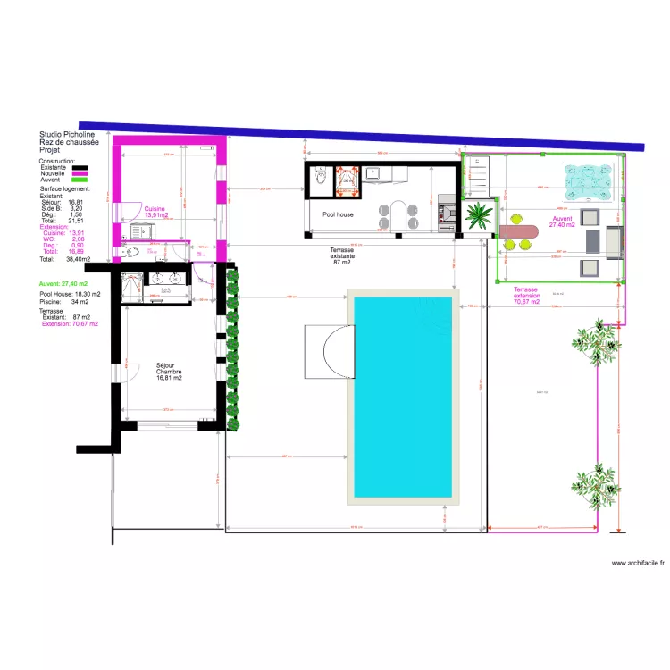 Studio Picholine Projet cuisine 0717 PC 3. Plan de 