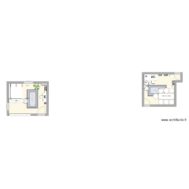 chambre. Plan de 0 pièce et 0 m2