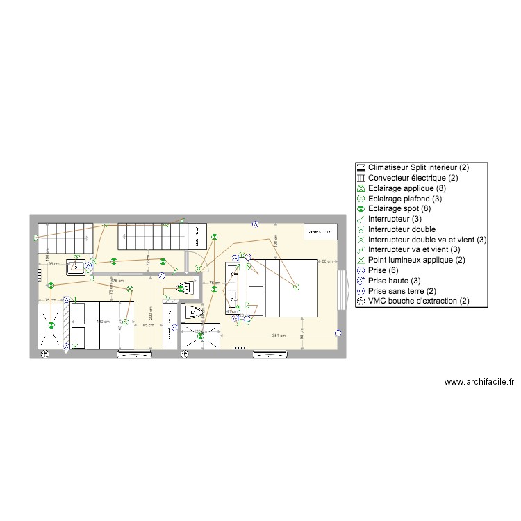 MAISON 1ER ETAGE VERSION 5. Plan de 0 pièce et 0 m2