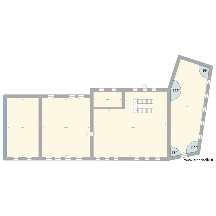 Mussy la ville niveau 2. Plan de 5 pièces et 471 m2