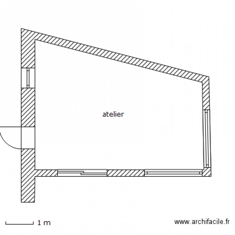atelier bis. Plan de 0 pièce et 0 m2