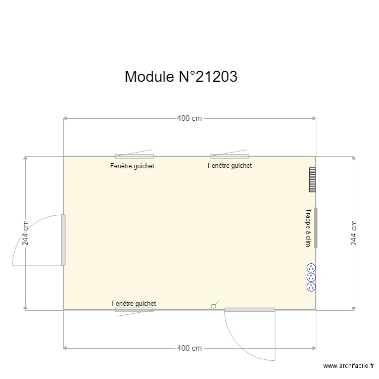 21203. Plan de 0 pièce et 0 m2