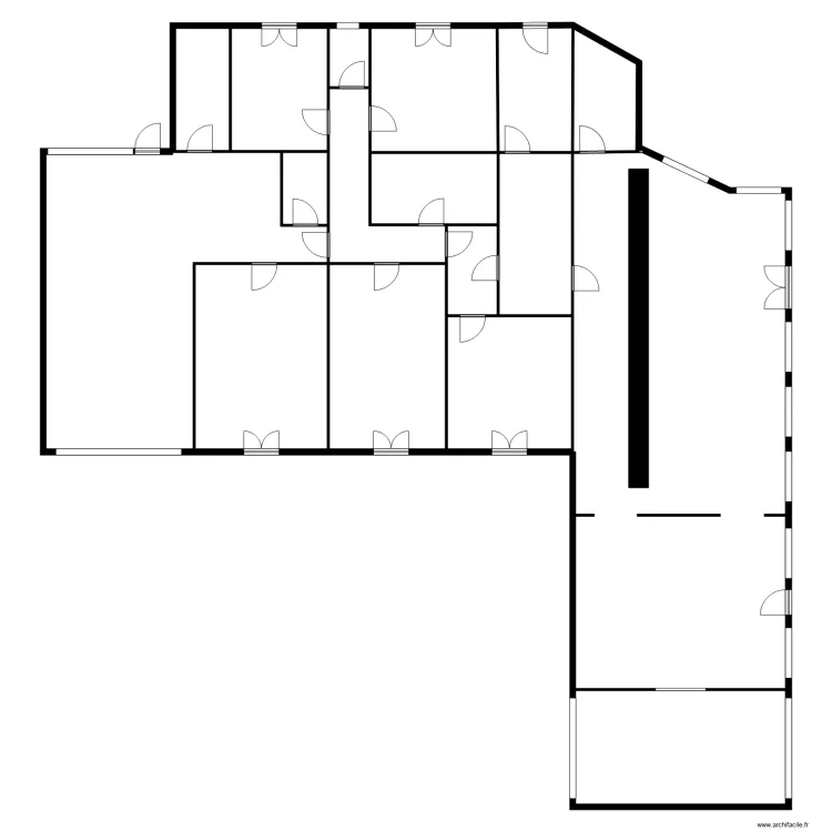 TABAC TAITINGER. Plan de 
