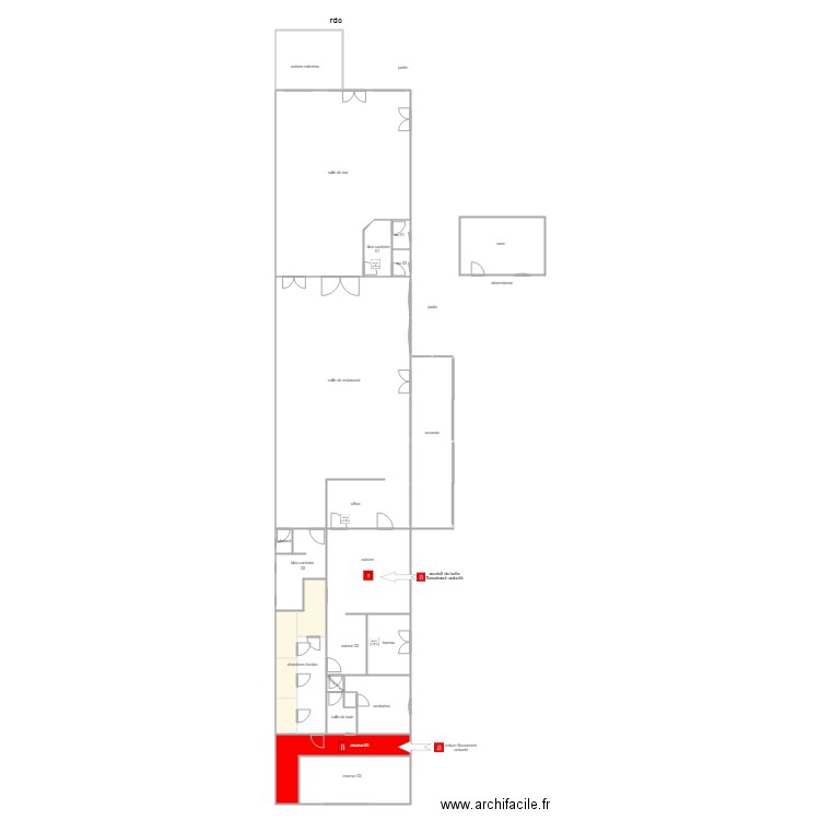 touze mogette. Plan de 0 pièce et 0 m2