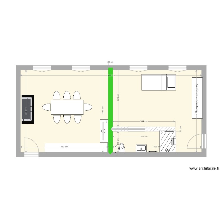 CROQUIS PARISOTTO 2. Plan de 0 pièce et 0 m2