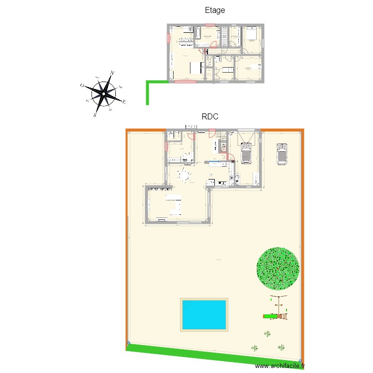 St bernard échelle Projet V3. Plan de 0 pièce et 0 m2