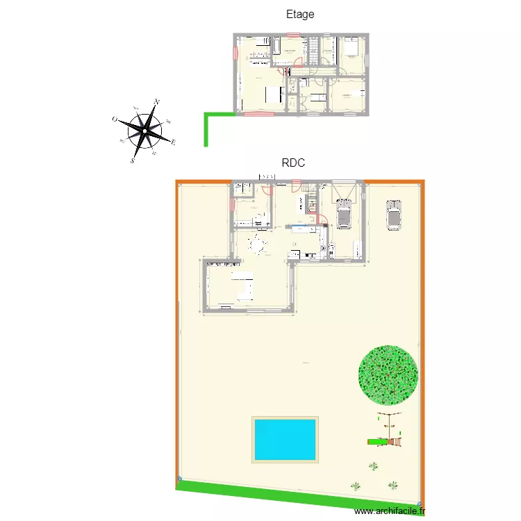 St bernard &eacute;chelle Projet V3. Plan de 