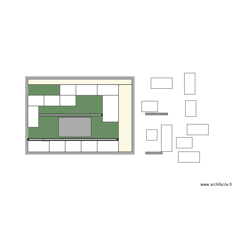 salon. Plan de 0 pièce et 0 m2