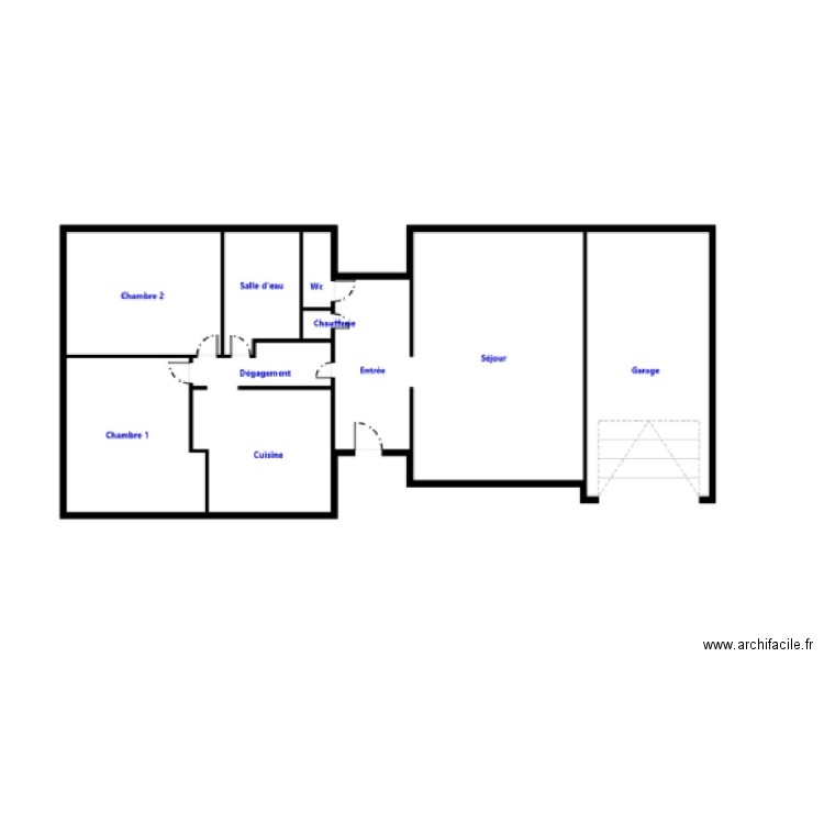 plan à l'échelle d'après image. Plan de 0 pièce et 0 m2