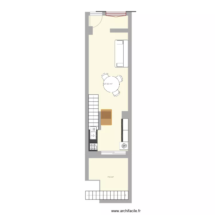 maison mareuil. Plan de 