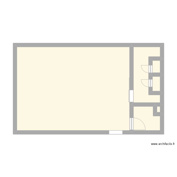 magasin actuelle. Plan de 0 pièce et 0 m2