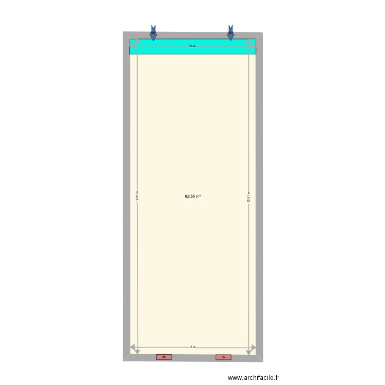 Castille - Waterloo - 22041401. Plan de 1 pièce et 63 m2