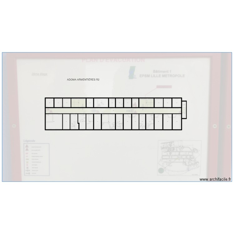 ADOMA ARMENTIÈRES R2. Plan de 0 pièce et 0 m2