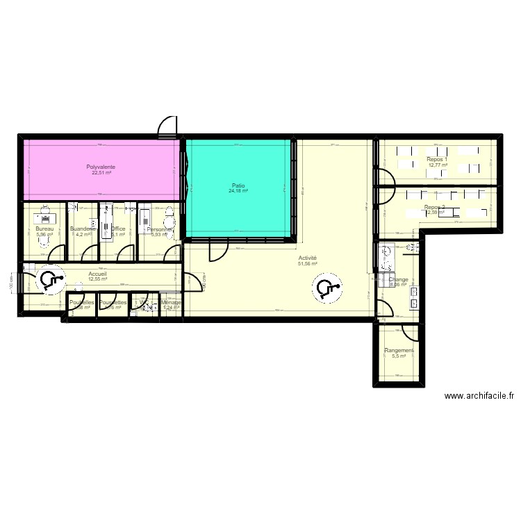 B94KB23D projet rectif v2. Plan de 0 pièce et 0 m2