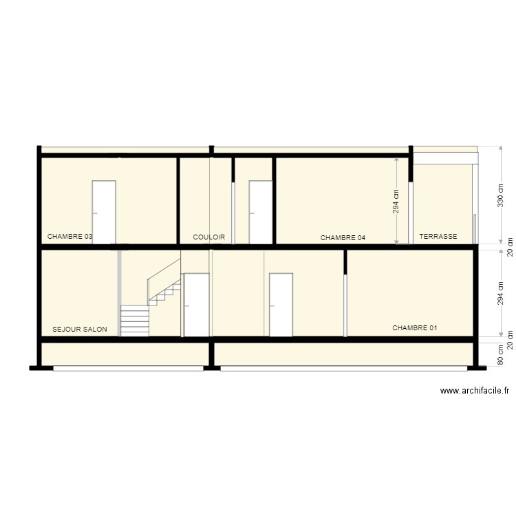 PROJET VILLA BASSAM. Plan de 0 pièce et 0 m2