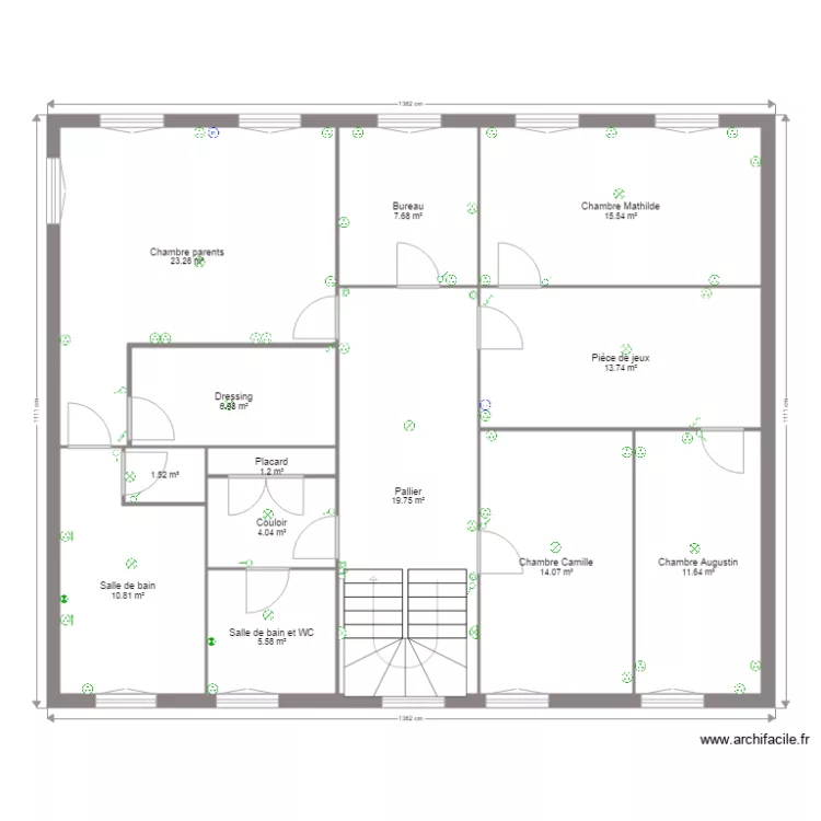 La grange au puits &eacute;tage Elec. Plan de 