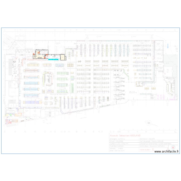 Colombe2. Plan de 5 pièces et 47 m2