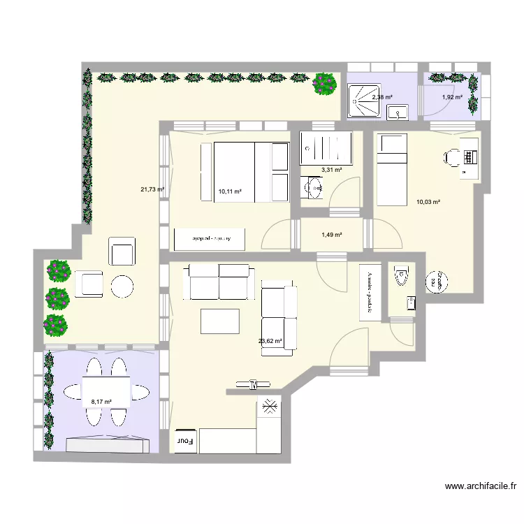 35 Gait&eacute;. Plan de 
