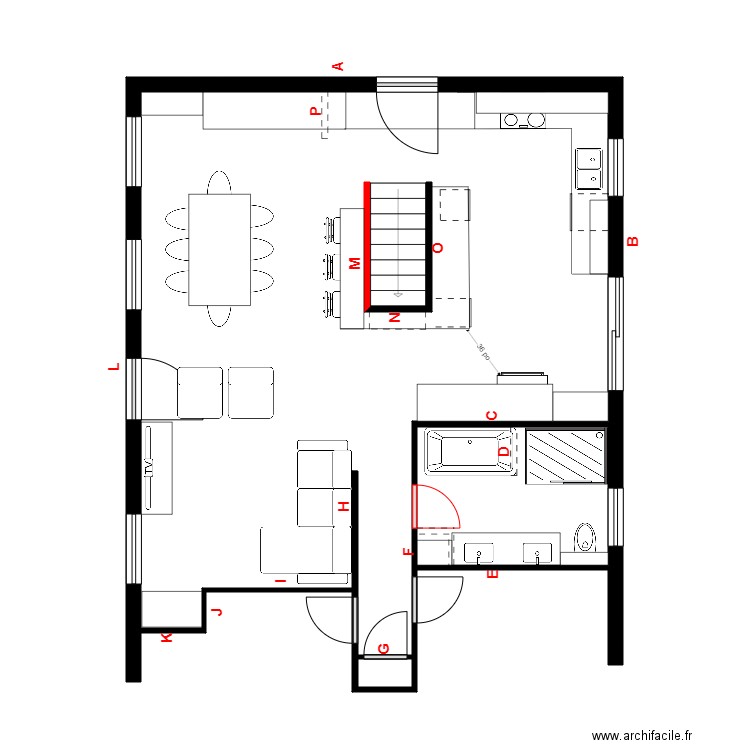 jl bouffard 1.3. Plan de 0 pièce et 0 m2