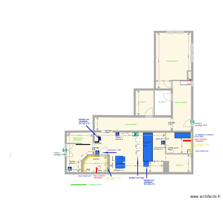 rachida PROJET V2. Plan de 0 pièce et 0 m2