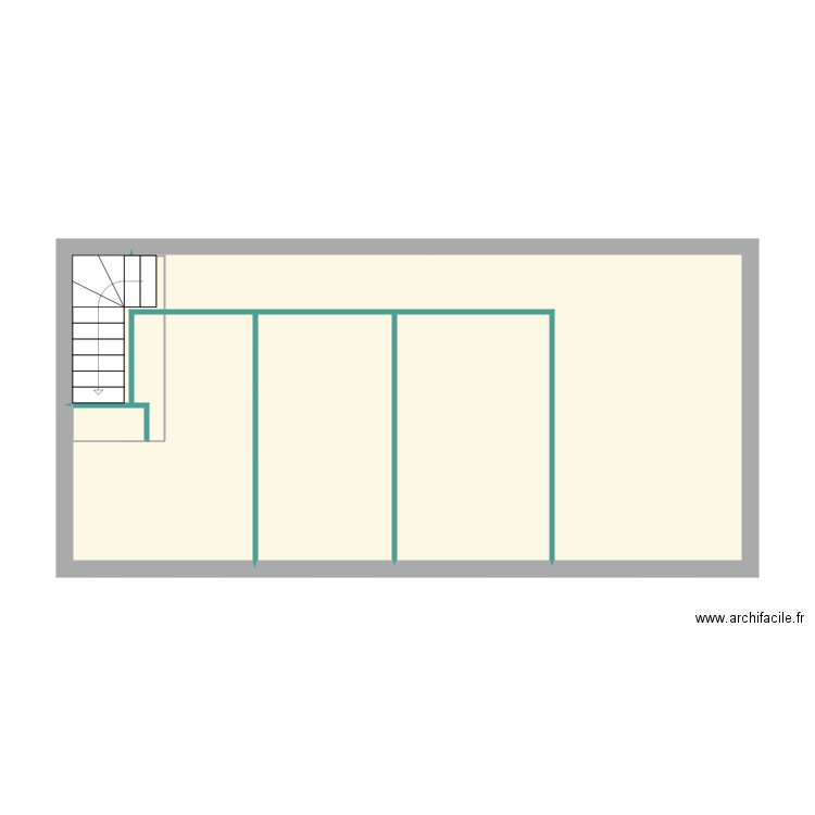 SECONDI RDC. Plan de 0 pièce et 0 m2