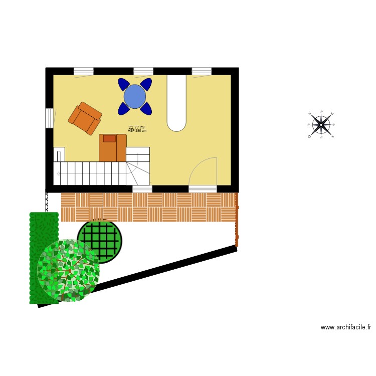 jet d eau 1. Plan de 0 pièce et 0 m2