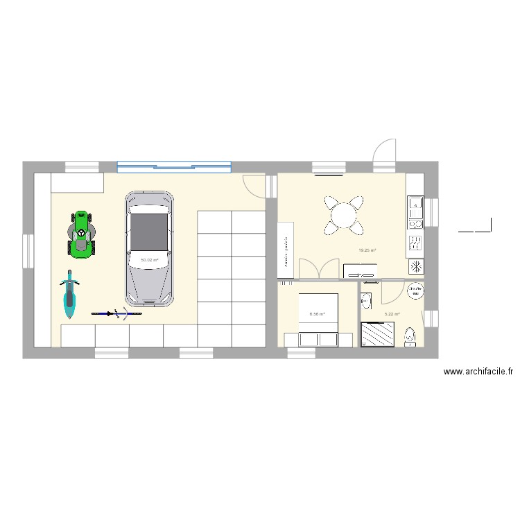 Hangar agri. Plan de 0 pièce et 0 m2