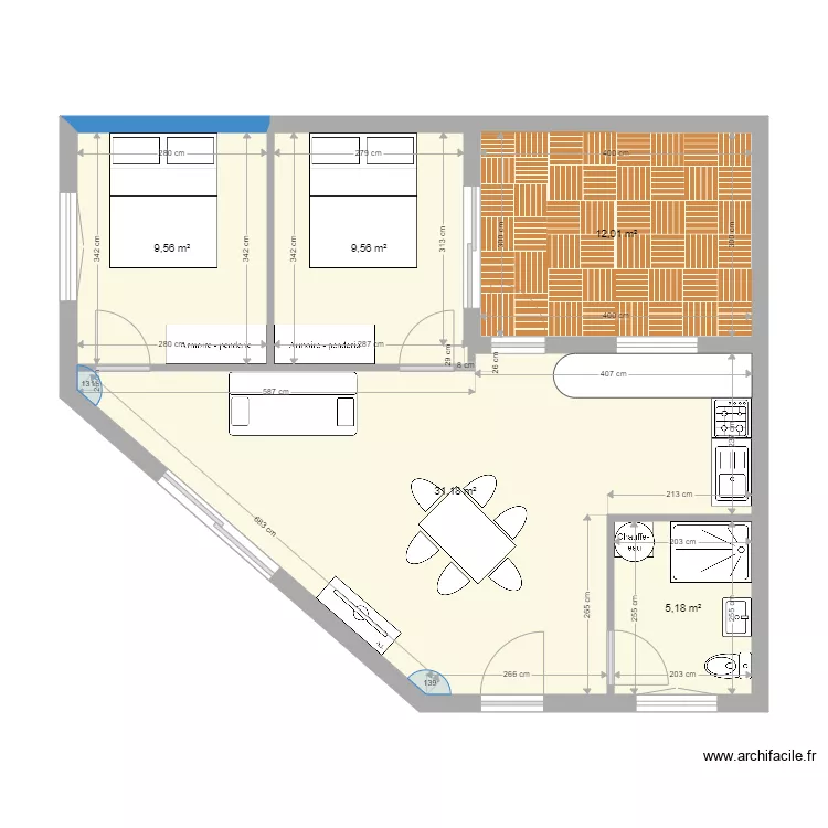 D&eacute;pendance . Plan de 
