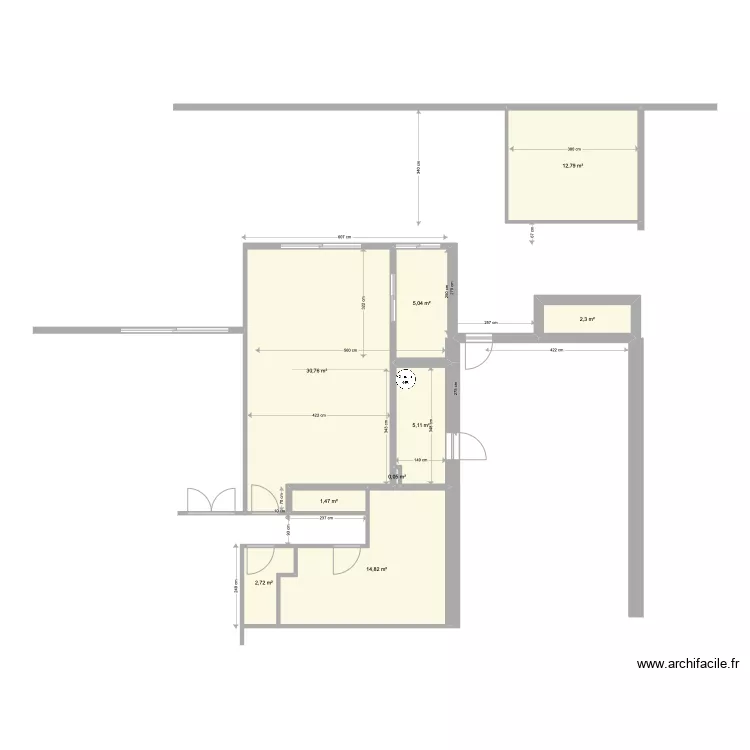 Projet travaux 2022 032022. Plan de 