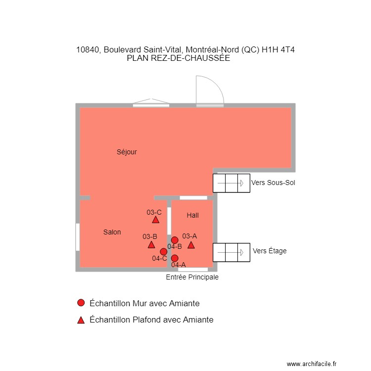 10840 RDC. Plan de 0 pièce et 0 m2