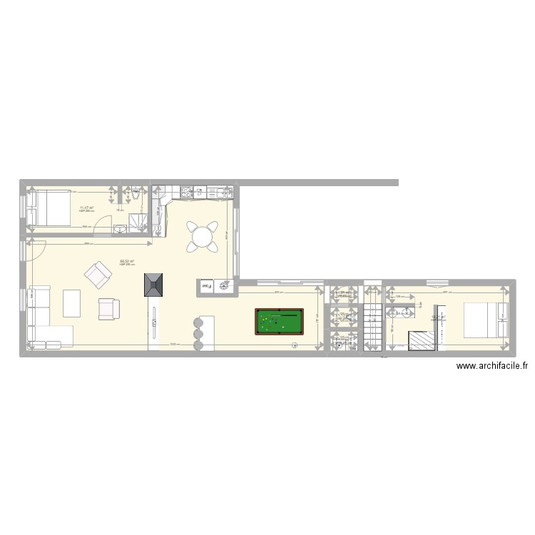 maison thomas projet 2. Plan de 6 pièces et 99 m2