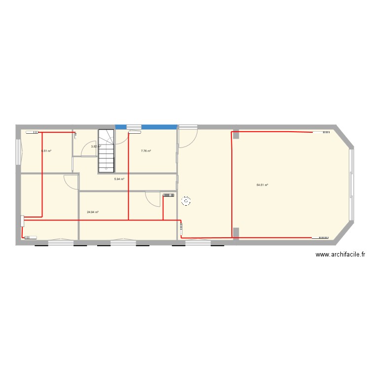 plan chauffage. Plan de 0 pièce et 0 m2