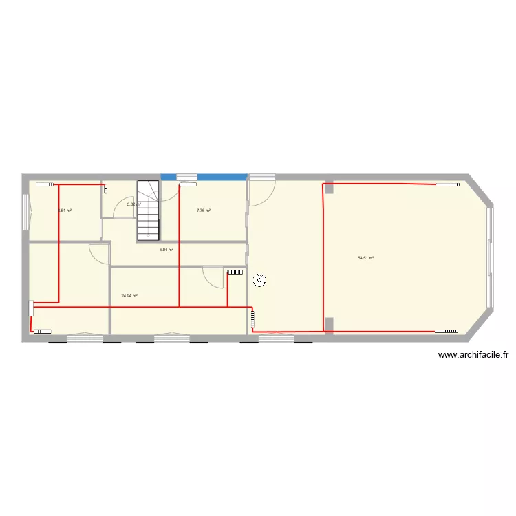 plan chauffage. Plan de 