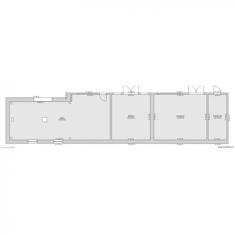 salon. Plan de 0 pièce et 0 m2