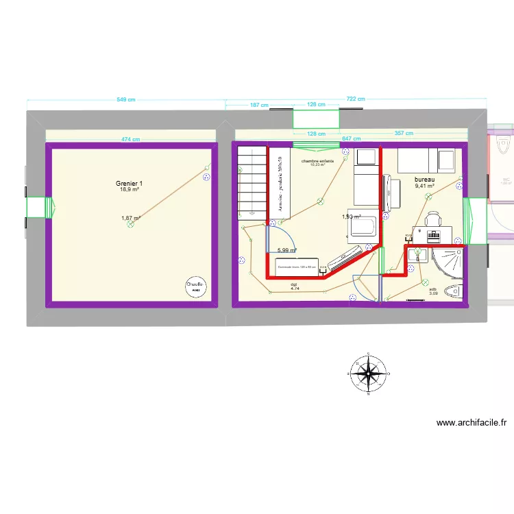 lucie electricite 4. Plan de 