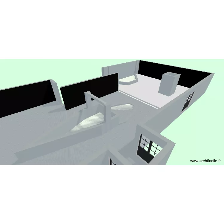 Port center. Plan de 