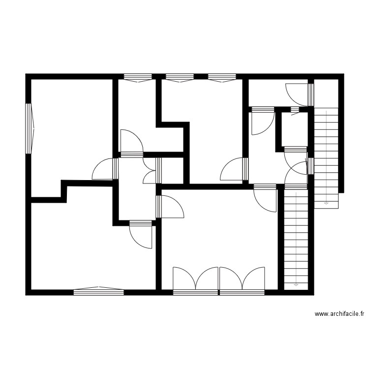 succession conreaux. Plan de 18 pièces et 242 m2
