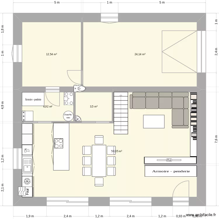 10*10 étage et garage. Plan de 14 Pièces et 194 m² 10*10 étage et garage. Plan de 14 Pièces et 194 m²
