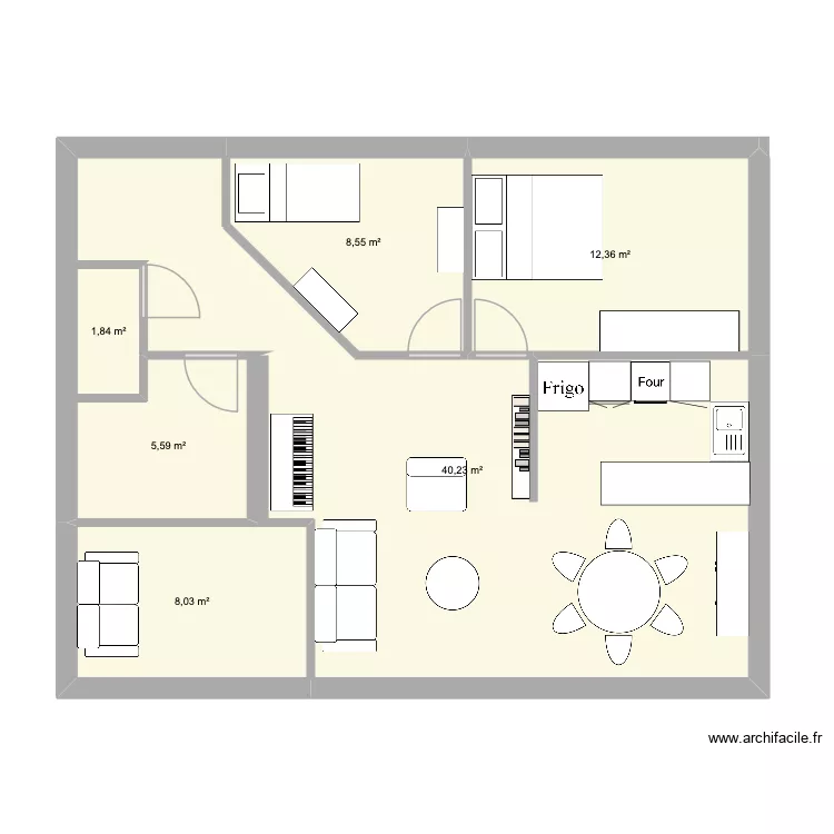 bEL aIR. Plan de 6 et 77 m² bEL aIR. Plan de 6 et 77 m²
