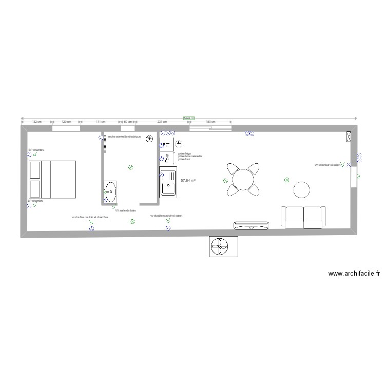 plant chalet MT bois . Plan de 0 pièce et 0 m2
