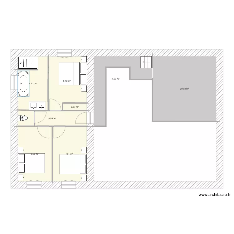 maison 1er. Plan de maison 1er. Plan de