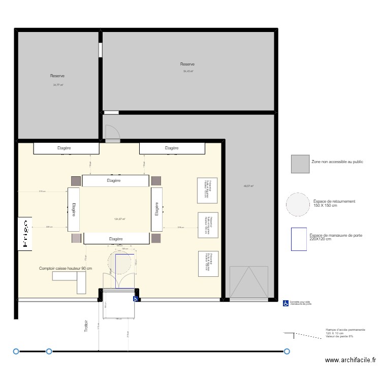 Epicerie Bologne. Plan de 0 pièce et 0 m2