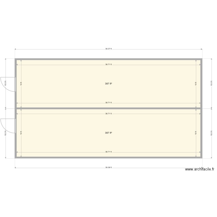 RAE Zero. Plan de 0 pièce et 0 m2