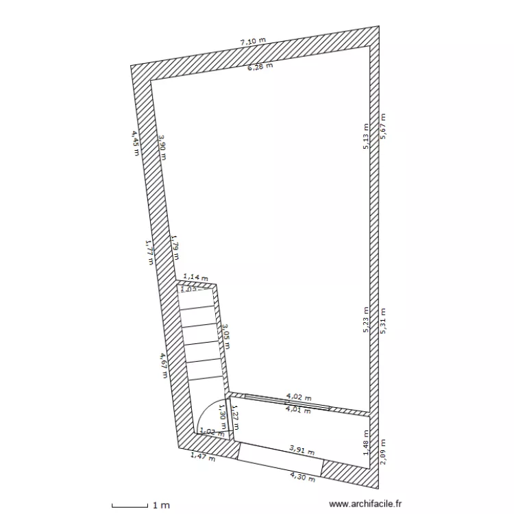 Niveau 0 garage. Plan de 