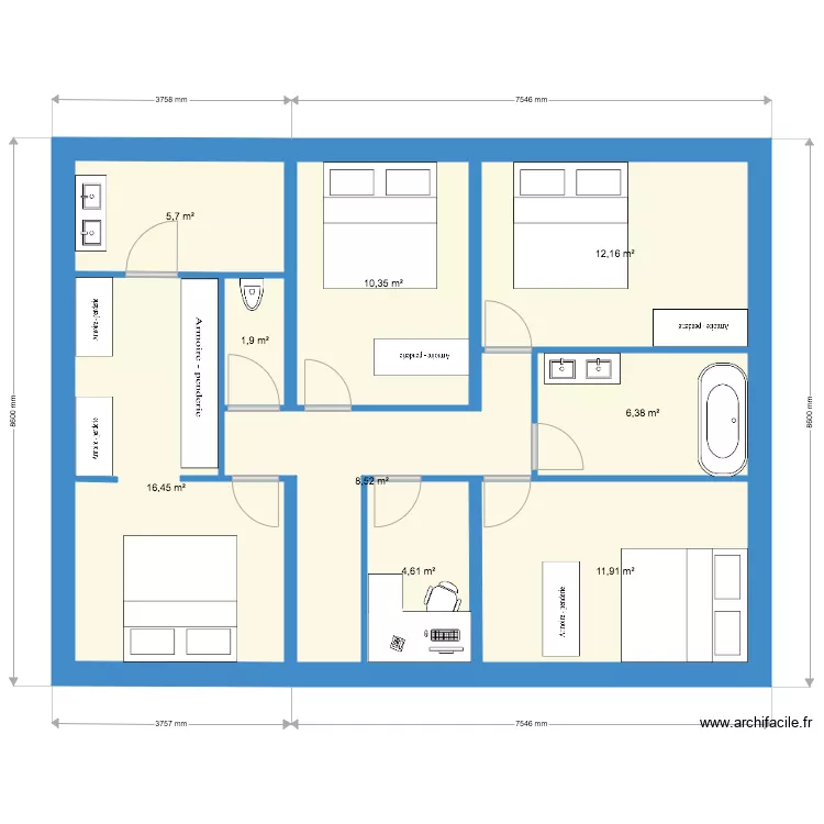 Domus. Plan de 0 pièce et 0 m2 Domus. Plan de 0 pièce et 0 m2