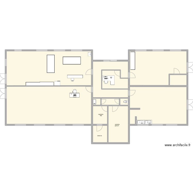 leers NORD site A ( ateliers). Plan de 12 pièces et 396 m2