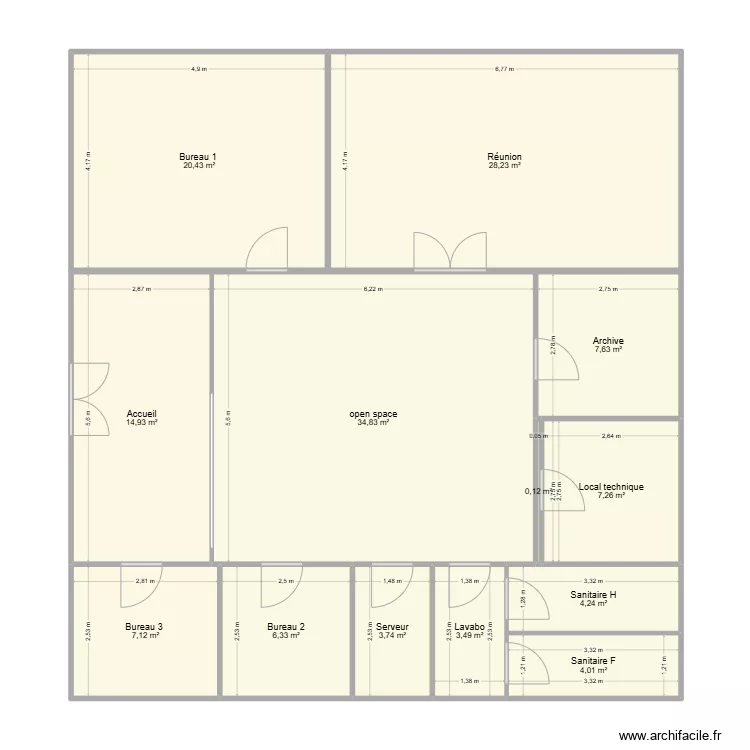 Exercice strat&eacute;gie. Plan de 