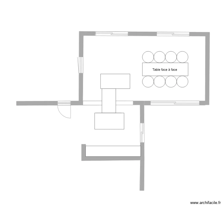 Maison. Plan de 